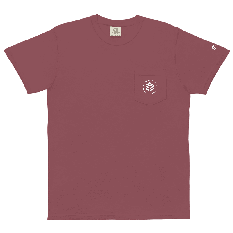 Unisex Comfort Colors Pocket T-Shirt with Sleeve Icon